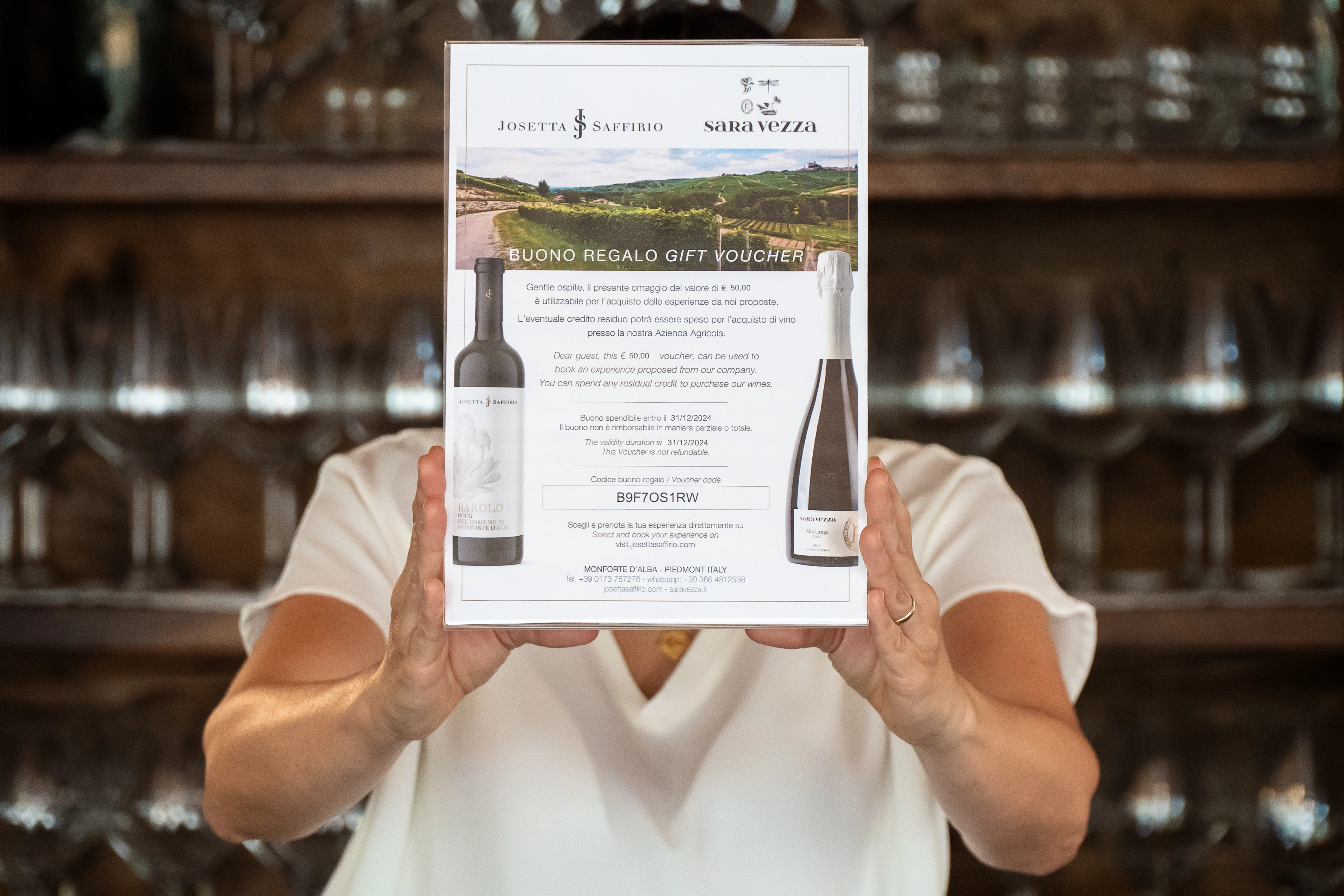 Gift Card Esperienza Josetta Saffirio